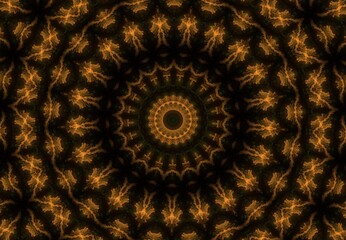 Colourful pattern made with the help of graphics editing.