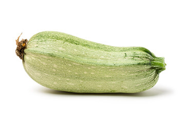 Fresh vegetable marrow. Isolated on white