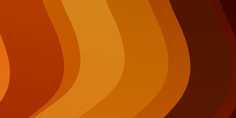 Light Orange vector backdrop with curves.