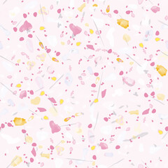 Terrazzo Texture Vector. Flooring Seamless Pattern