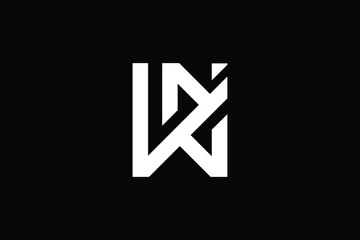 WZ logo letter design on luxury background. ZW logo monogram initials letter concept. WZ icon logo design. ZW elegant and Professional letter icon design on black background. W Z ZW WZ