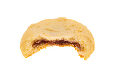 cookies with jam isolated