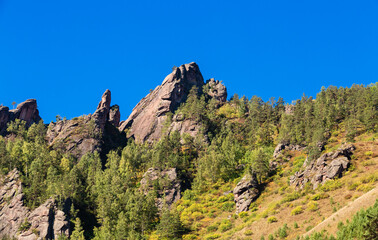 Summer landscape in the highlands National Park