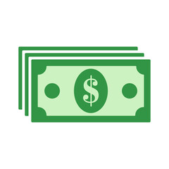 Money and payment related line icon. Vector.