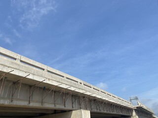 Obraz premium close up cement bridge in country Thailand