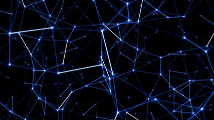 Abstract 3D background with futuristic patterns in different Dynamic shapes, 3d render