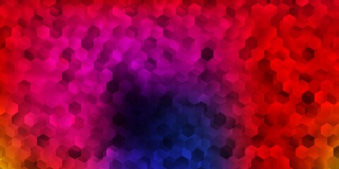 Light multicolor vector background with random forms.