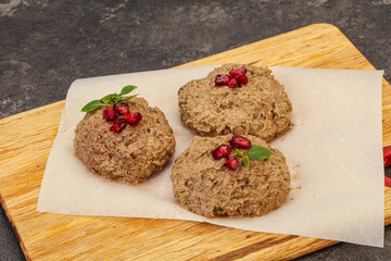 Georgian cuisine - pkhali from beans
