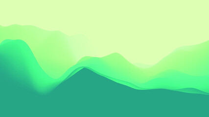 Abstract wavy background with modern gradient colors. Desert dunes sunset landscape. Hills silhouette. Abstract background. Vector illustration.