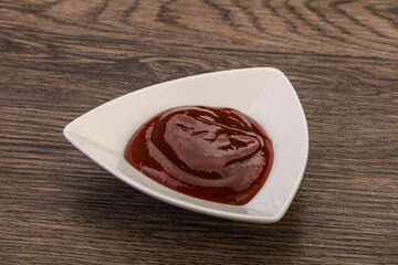 Traditional Barbicue sauce in the bowl
