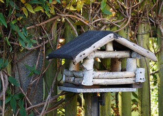wooden bird house