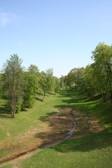 Once it was a river, now only a stream is left of it.