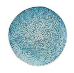 empty kitchen plates with clipping path