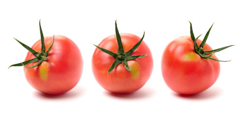 tomatoes isolated on white