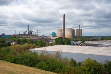 Fototapeta na wymiar Industrial area, Ruhr Metropolis, Germany