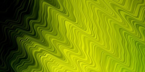 Light Green, Yellow vector pattern with lines.