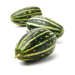 muskmelon on white background