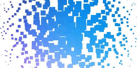 Light Pink, Blue vector backdrop with rectangles.