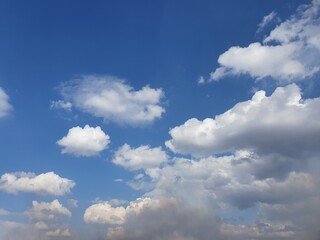 Fototapeta premium blue sky with clouds