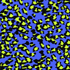 Seamless vector leopard pattern.  Trendy stylish wild gepard, leopard print. Animal print background for fabric, textile, design, advertising banner.