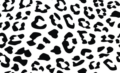 Seamless vector leopard pattern.  Trendy stylish wild gepard, leopard print. Animal print background for fabric, textile, design, advertising banner.