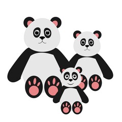 The Panda family