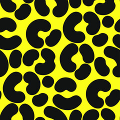 Seamless vector leopard pattern.  Trendy stylish wild gepard, leopard print. Animal print background for fabric, textile, design, advertising banner.