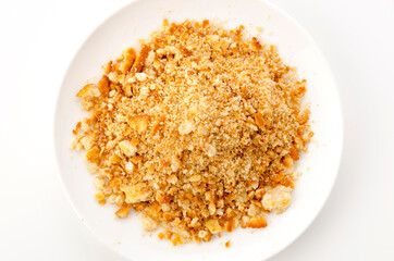 砕いたクラッカー