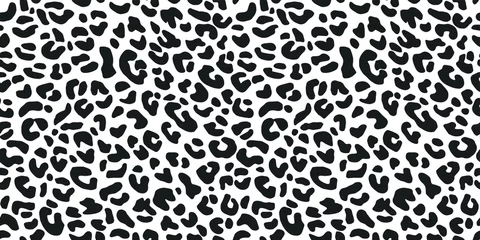 Sierkussen Dieren patronen Seamless vector leopard pattern.  Trendy stylish wild gepard, leopard print. Animal print background for fabric, textile, design, advertising banner.  © Fidan.Stock
