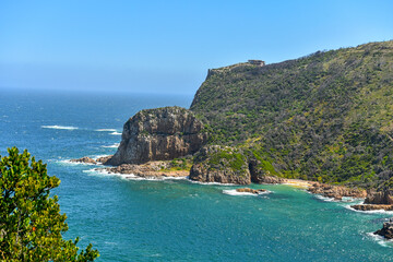 Fototapeta premium Knysna Heads at Garden Route, South Africa is one of the best places to visit in the country