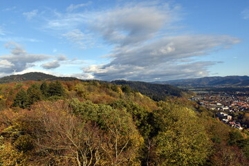 Fototapeta na wymiar Der Rosskopf in Freiburg im Herbst