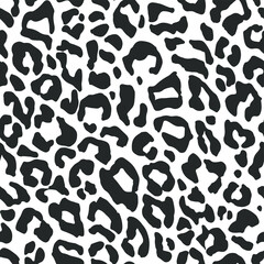 Seamless vector leopard pattern.  Trendy stylish wild gepard, leopard print. Animal print background for fabric, textile, design, advertising banner.
