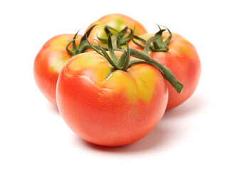 fresh tomato isolated on white background
