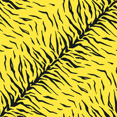 Seamless vector zebra pattern. Trendy stylish wild stripes print. Animal print background for fabric, textile, design, advertising banner etc.