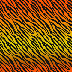 Seamless vector zebra pattern. Trendy stylish wild stripes print. Animal print background for fabric, textile, design, advertising banner etc.