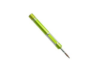 green pen isolated on white