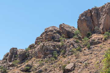 Mountainous landscape  in southern Spain