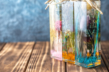 ハーバリウムの写真素材