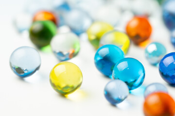 ビー玉の写真素材