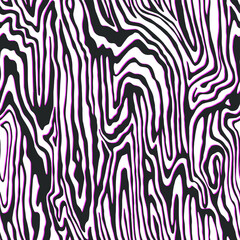 Seamless vector zebra pattern. Trendy stylish wild stripes print. Animal print background for fabric, textile, design, advertising banner etc.