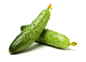 cucumber isolated on white background