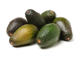 Avocado on a white background