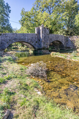 The historical bridge Billin from Nevy Sur Seilly Jura