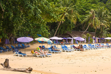 Beach of Laem Sing , Phuket, Andaman Sea, Thailand, Asia