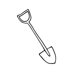 Hand drawn vector campfire axe, travel clipart. Isolated on white background drawing for prints, poster, cute stationery, travel design. High quality illustration