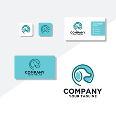 dog logo design template