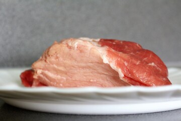 Raw meat on a cutting Board