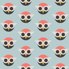 seamless owl pattern 6