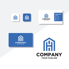 H logo designs vector