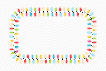 Christmas Lights Frame